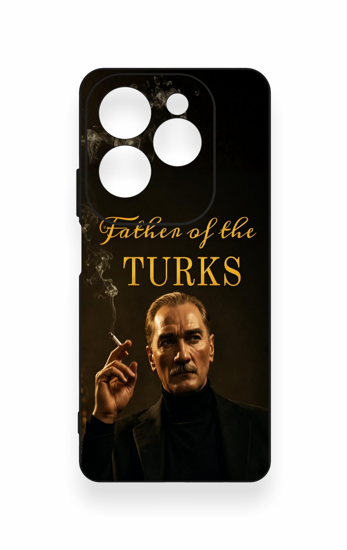 İnfinix Hot 40 Pro Uyumlu Father Of The Turks Desenli Silikon Kılıf