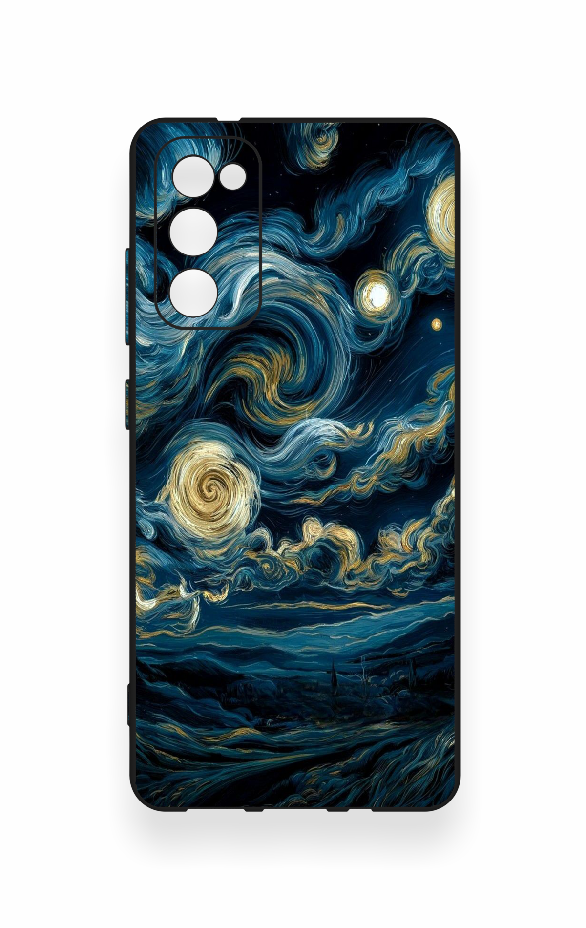 Samsung S20Fe Uyumlu Yıldızlı Gece Desenli Silikon Kılıf