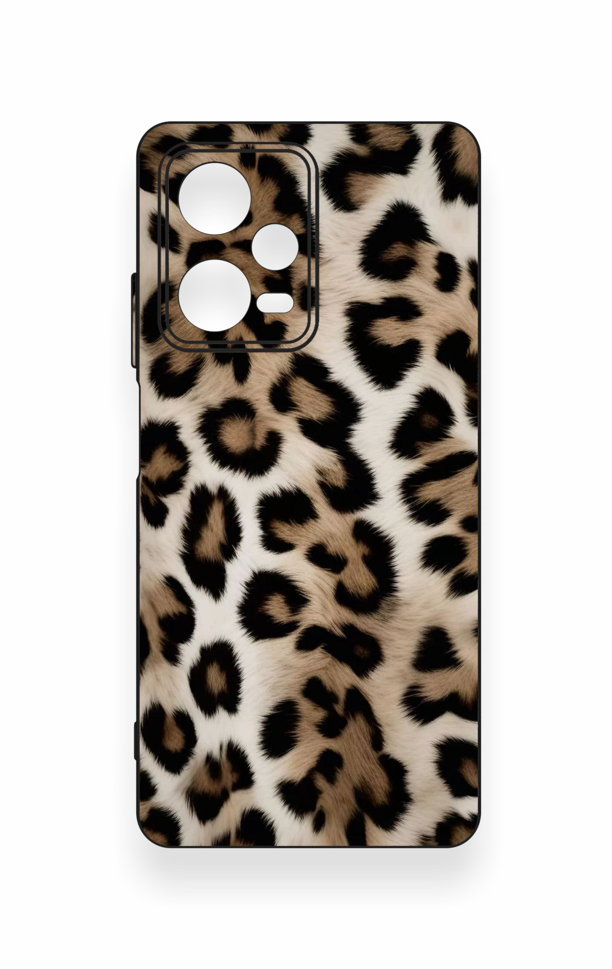 Redmi Note 12 Pro 5G Uyumlu Leopar Derisi Desenli Silikon Kılıf