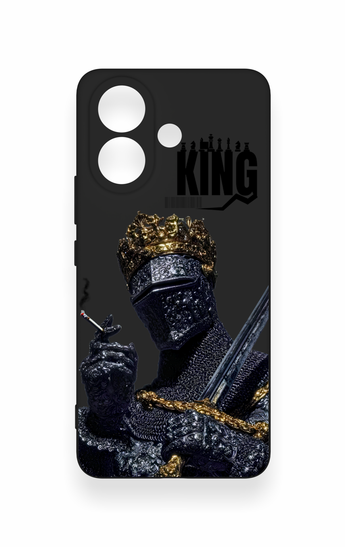 Vivo V60 Lite Uyumlu King Desenli Silikon Kılıf