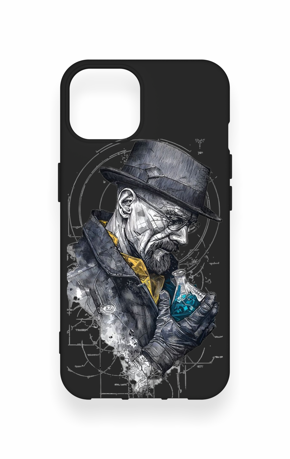 iPhone 14 Uyumlu Walter White Desenli Silikon Kılıf