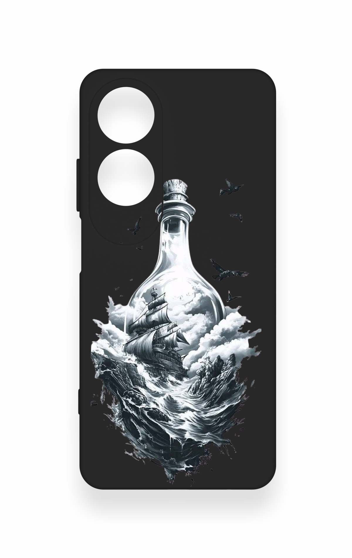 Oppo A60 Uyumlu Secret Sea Desenli Silikon Kılıf