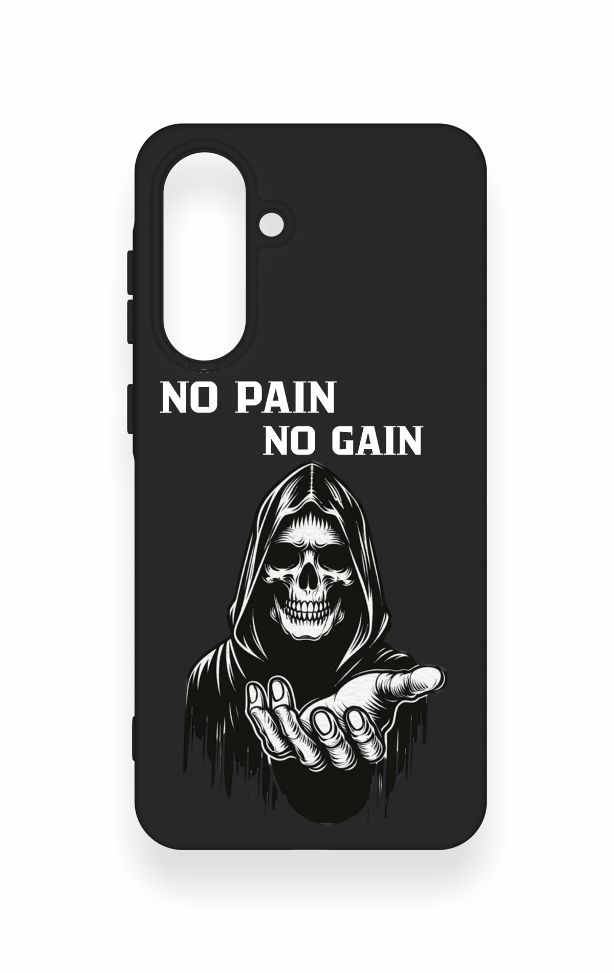Samsung A56 Uyumlu No Pain No Gain Desenli Silikon Kılıf