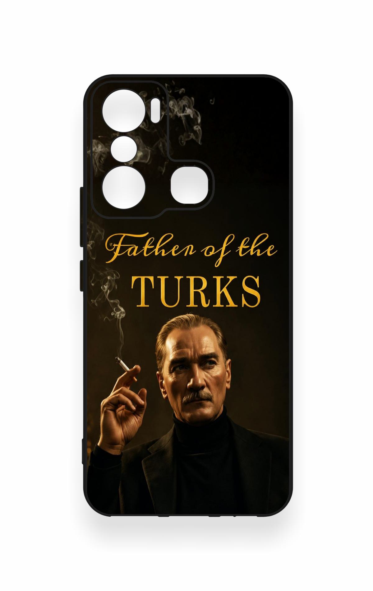 İnfinix Hot 20i Uyumlu Father Of The Turks Desenli Silikon Kılıf