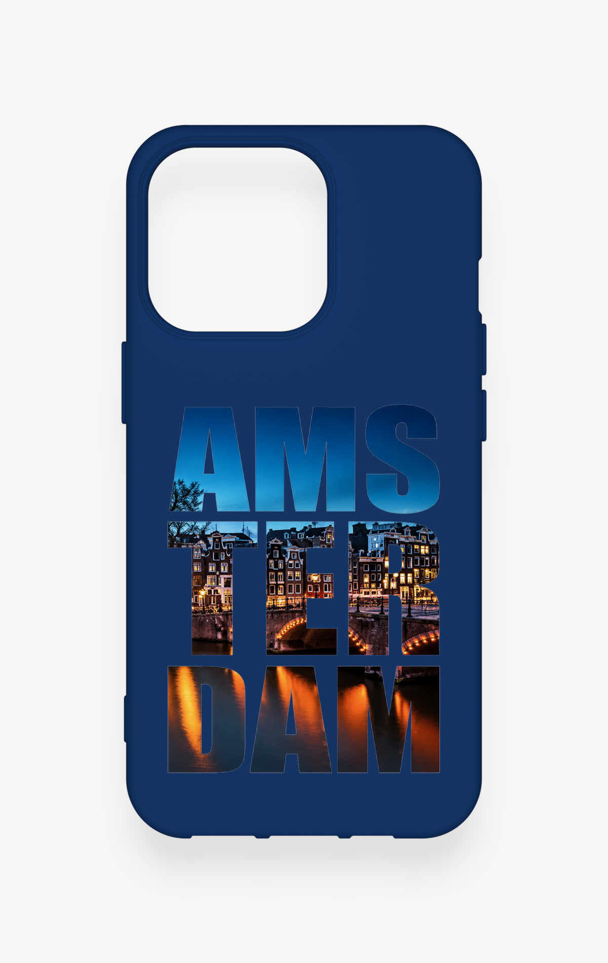 iPhone 13 Pro Uyumlu Amsterdam Desenli Silikon Kılıf