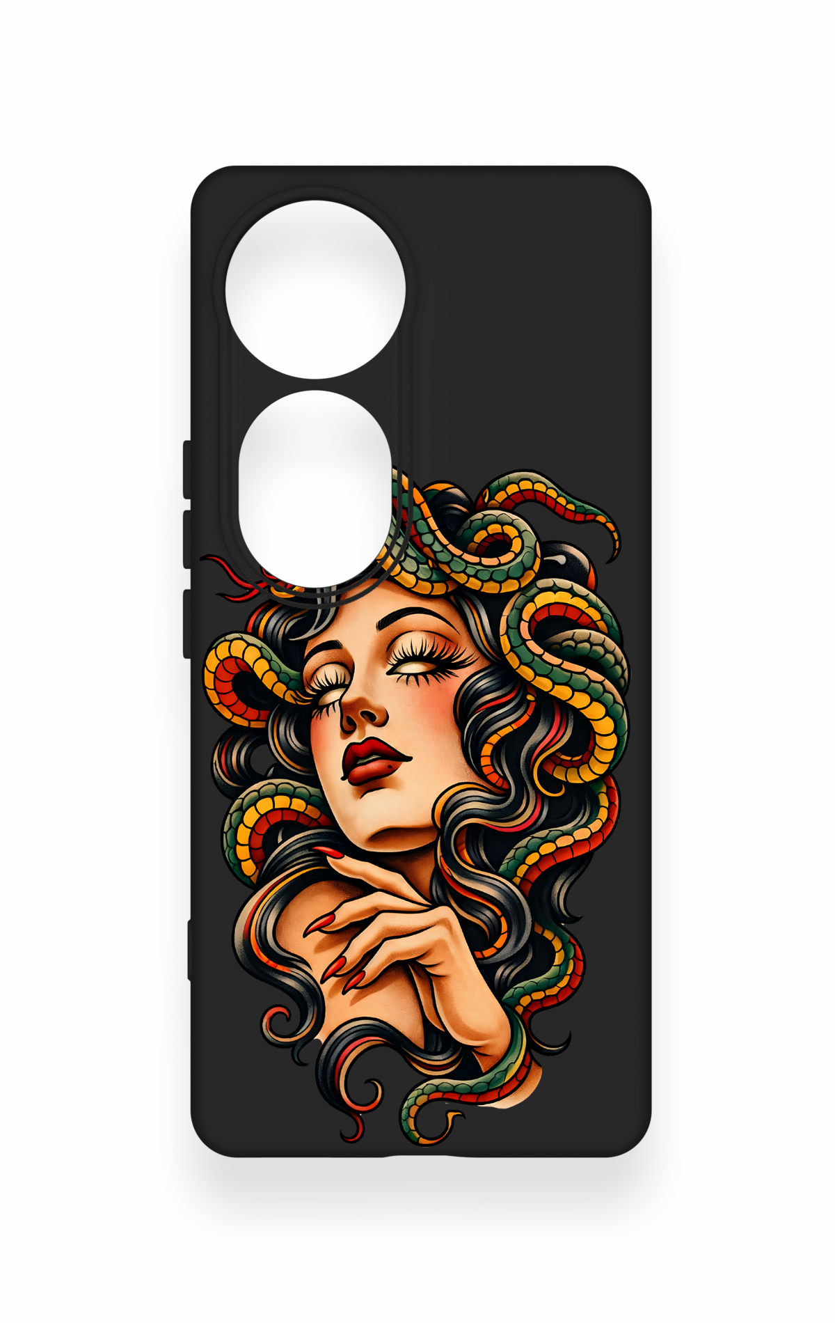Vivo V40 Uyumlu Medusa Desenli Silikon Kılıf