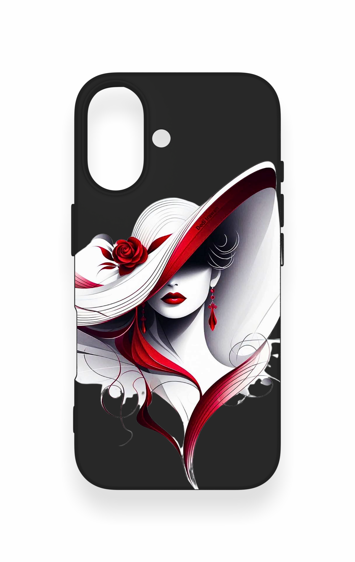 iPhone 16 Uyumlu Matmazel Desenli Silikon Kılıf