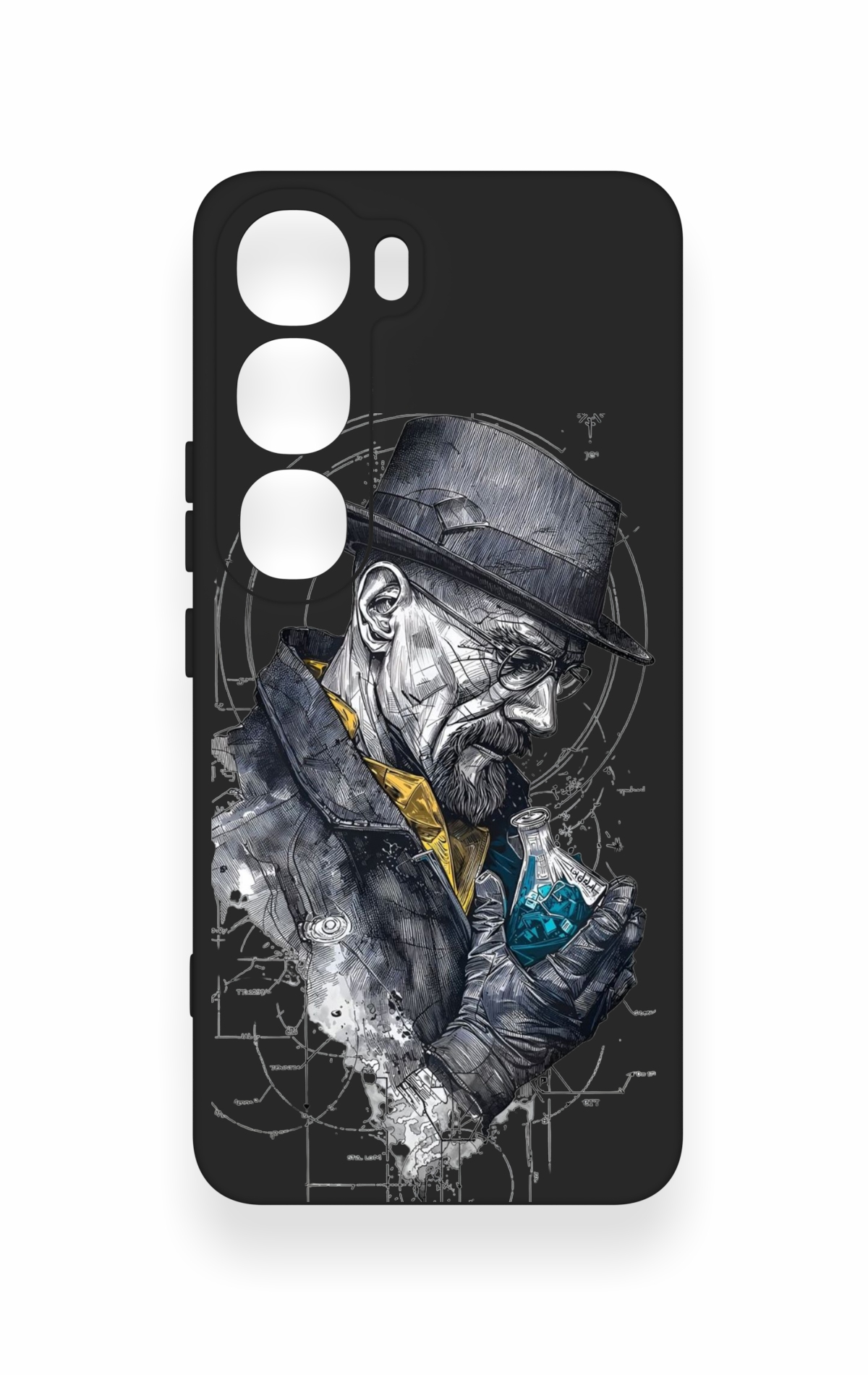 Vivo V40 Lite 5G Uyumlu Walter White Desenli Silikon Kılıf