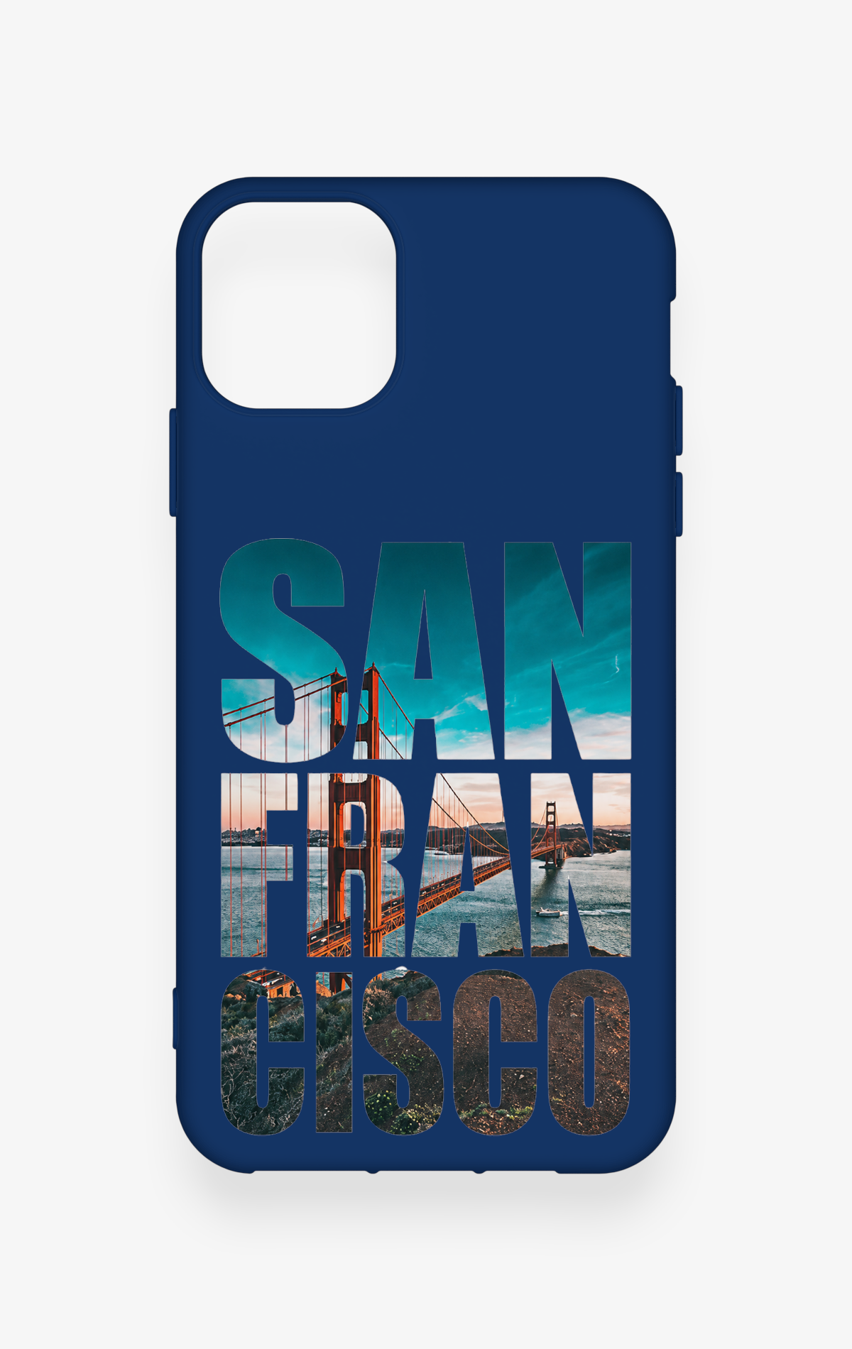 iPhone 11 Pro Max Uyumlu San Francisco Desenli Silikon Kılıf