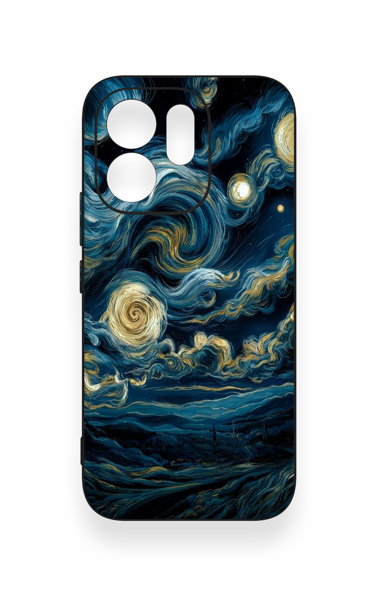 Vivo V70 5G Uyumlu Yıldızlı Gece Desenli Silikon Kılıf