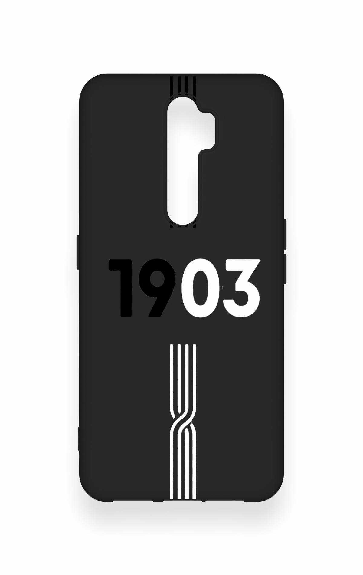 Oppo A9 2020 Uyumlu 1903 Kemer Desenli Silikon Kılıf
