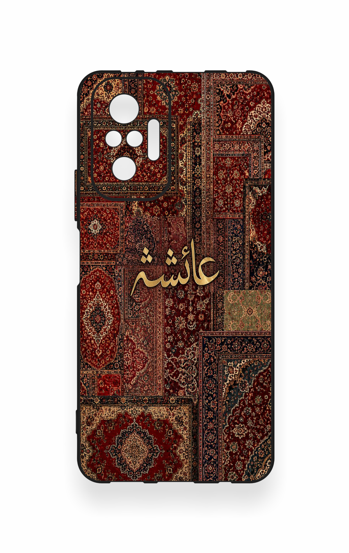 Redmi Note 10 Pro Uyumlu Vintage Halı Desenli Silikon Kılıf