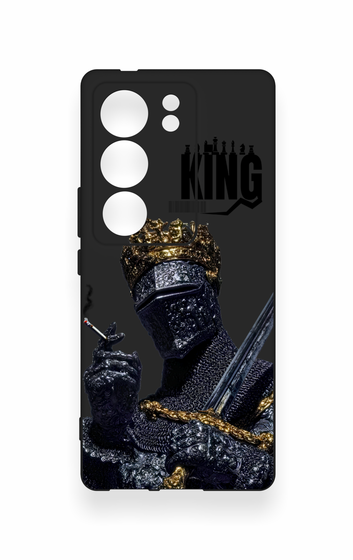 Vivo V29 Uyumlu King Desenli Silikon Kılıf