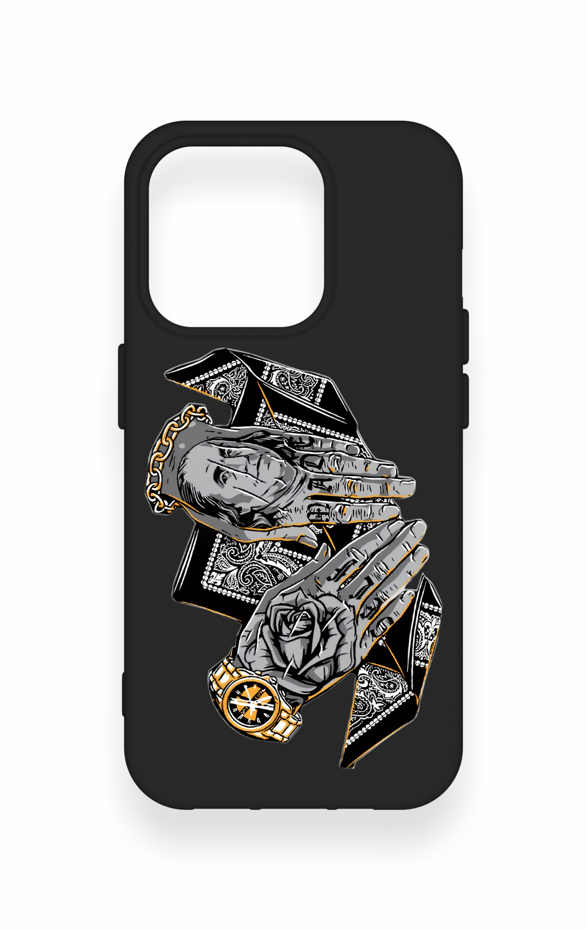 iPhone 15 Pro Uyumlu Self Made Desenli Silikon Kılıf