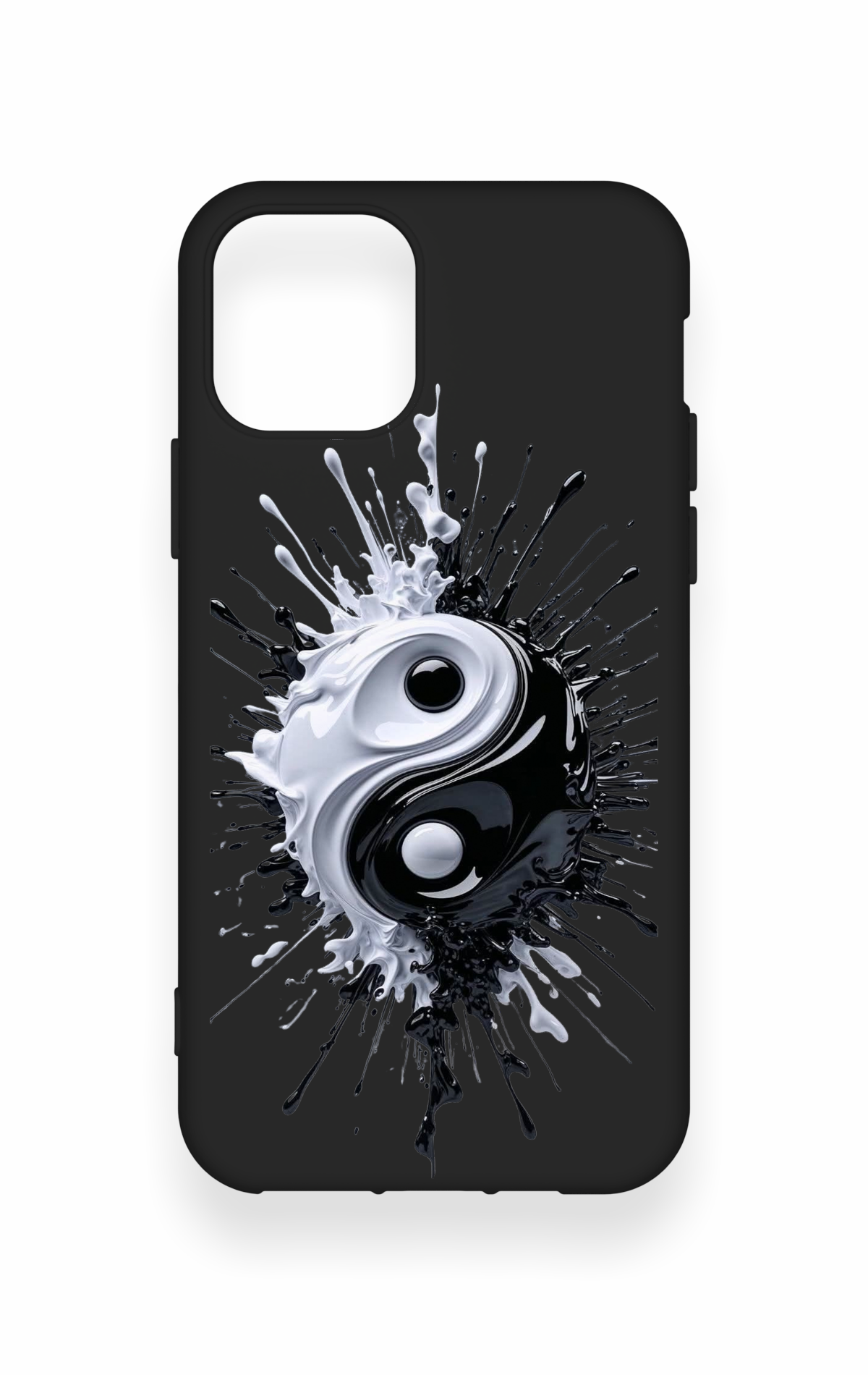 iPhone 11 Pro Uyumlu İyi ve Kötü Desenli Silikon Kılıf