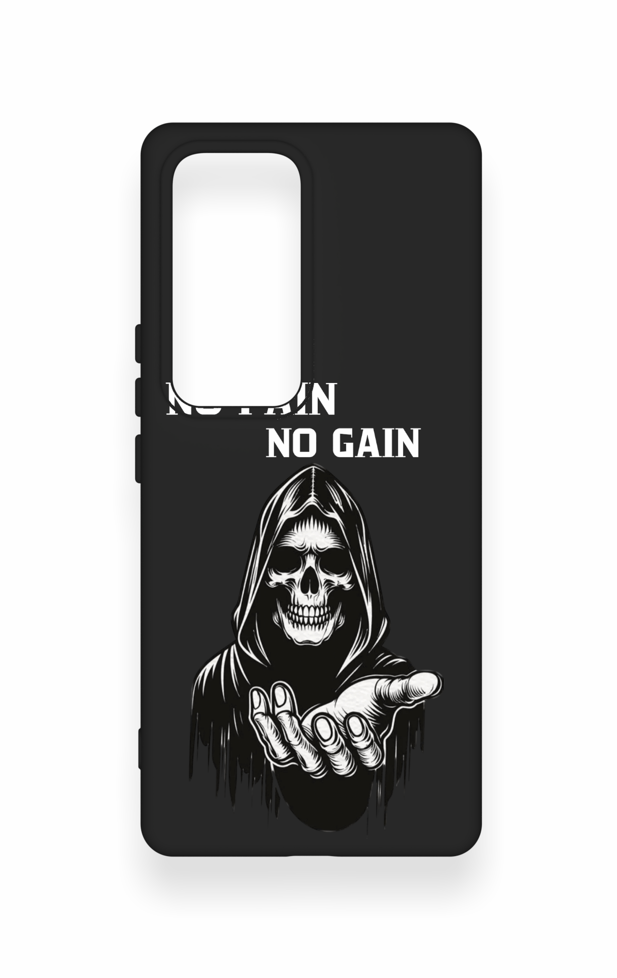 Vivo V30 Uyumlu No Pain No Gain Desenli Silikon Kılıf