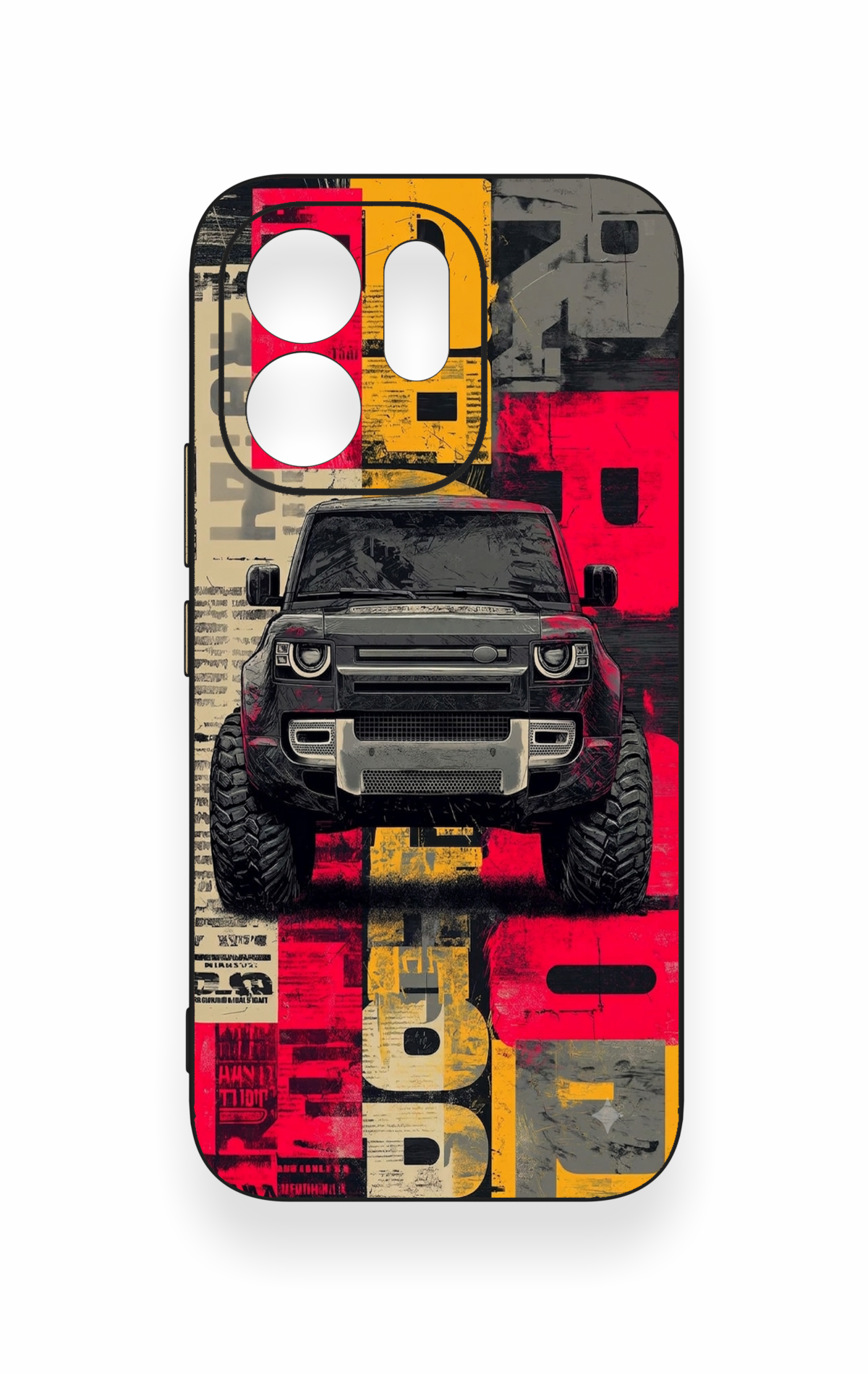 Vivo V70 5G Uyumlu Defender Truck Desenli Silikon Kılıf