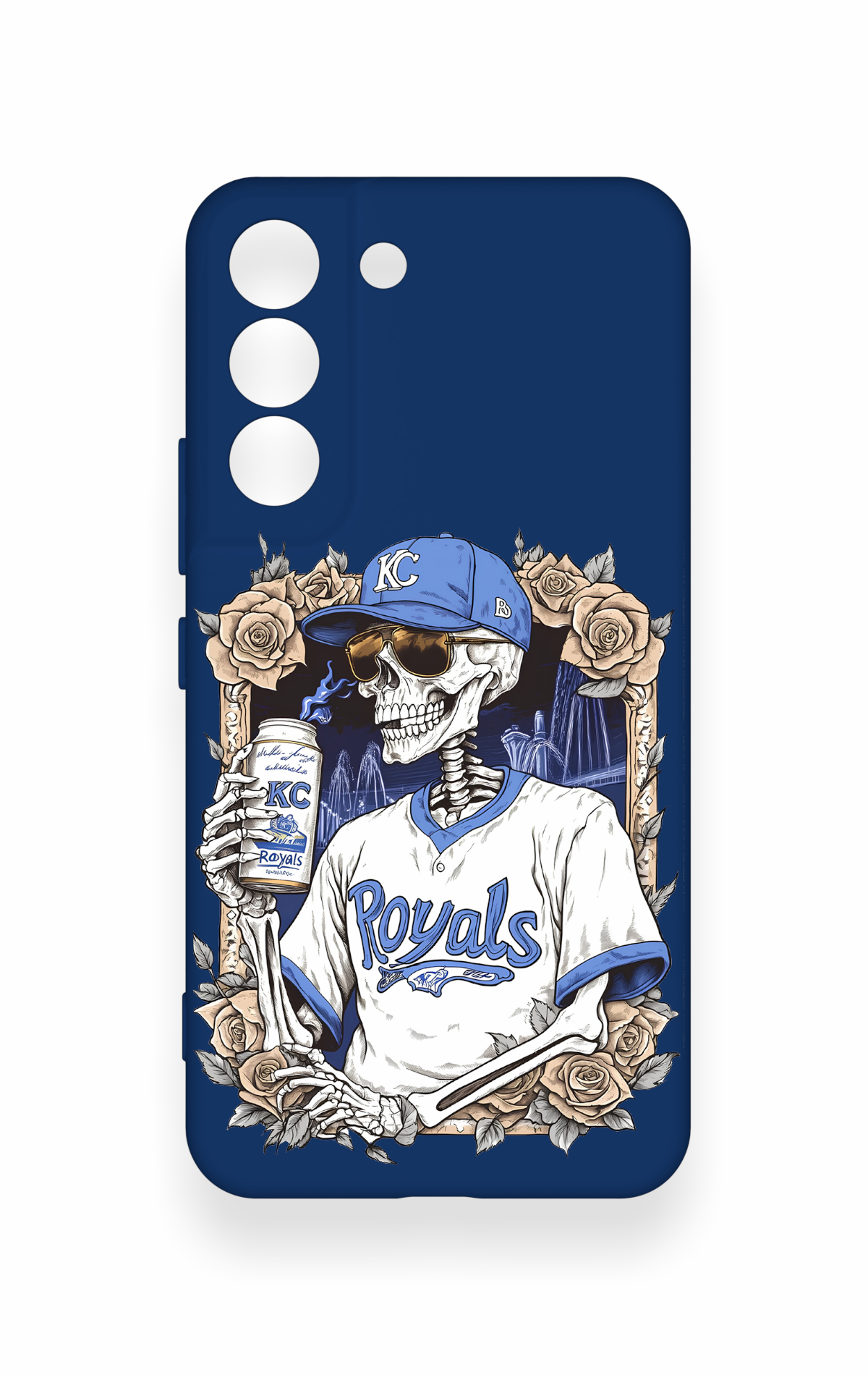 Samsung S22 Uyumlu Royals Desenli Silikon Kılıf