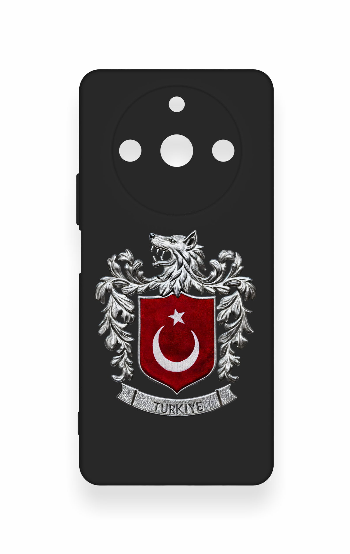 Realme 11 Pro Uyumlu Türk Arma Desenli Silikon Kılıf