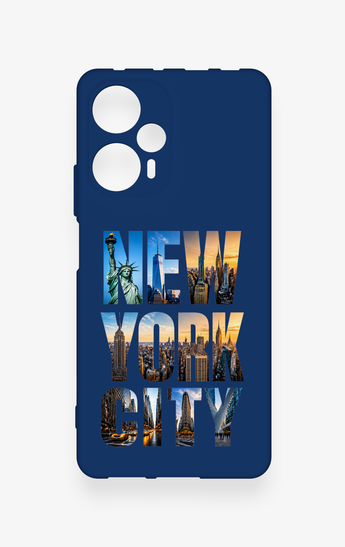 Poco F5 Uyumlu New York City Desenli Silikon Kılıf
