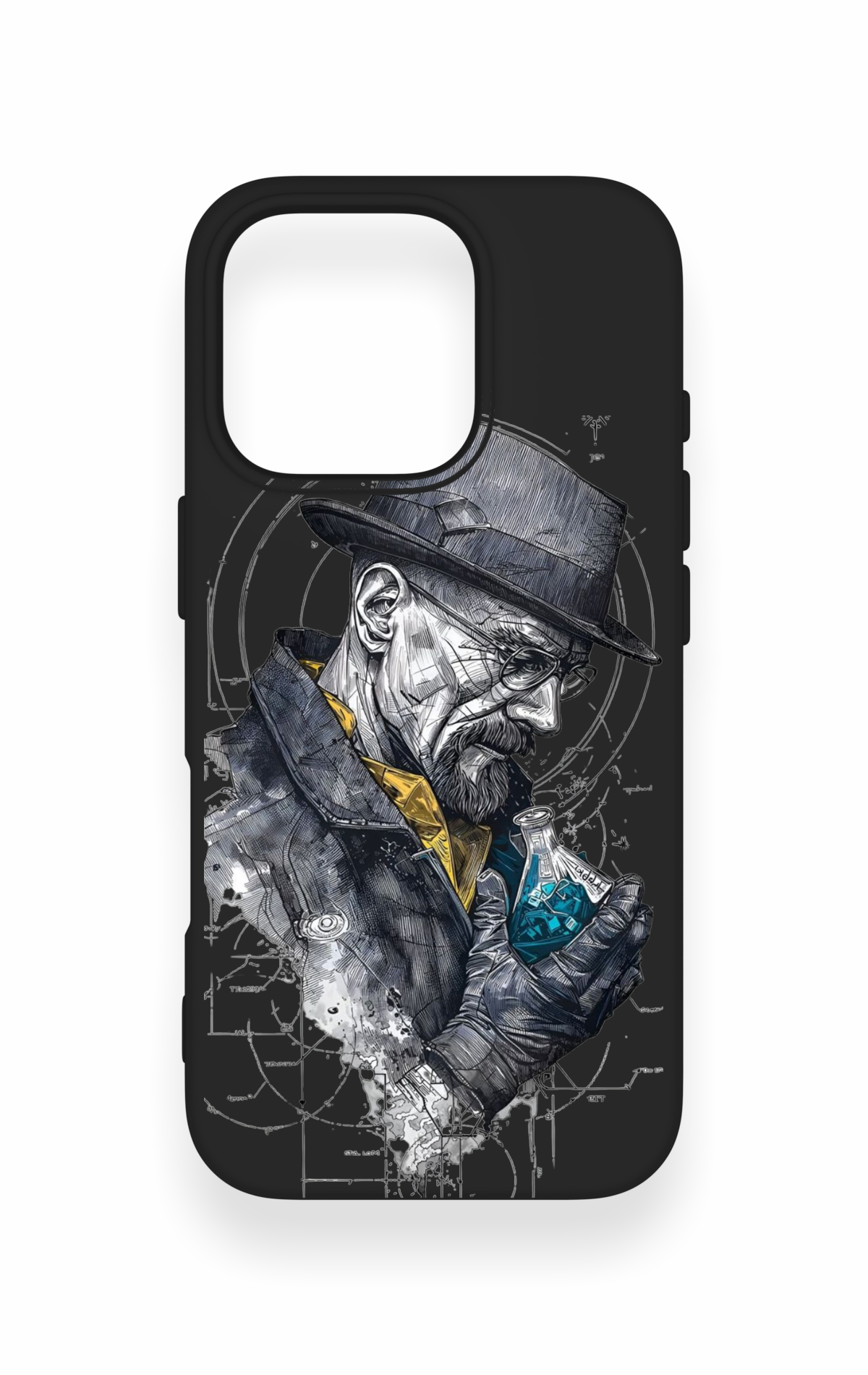 iPhone 16 Pro Uyumlu Walter White Desenli Silikon Kılıf