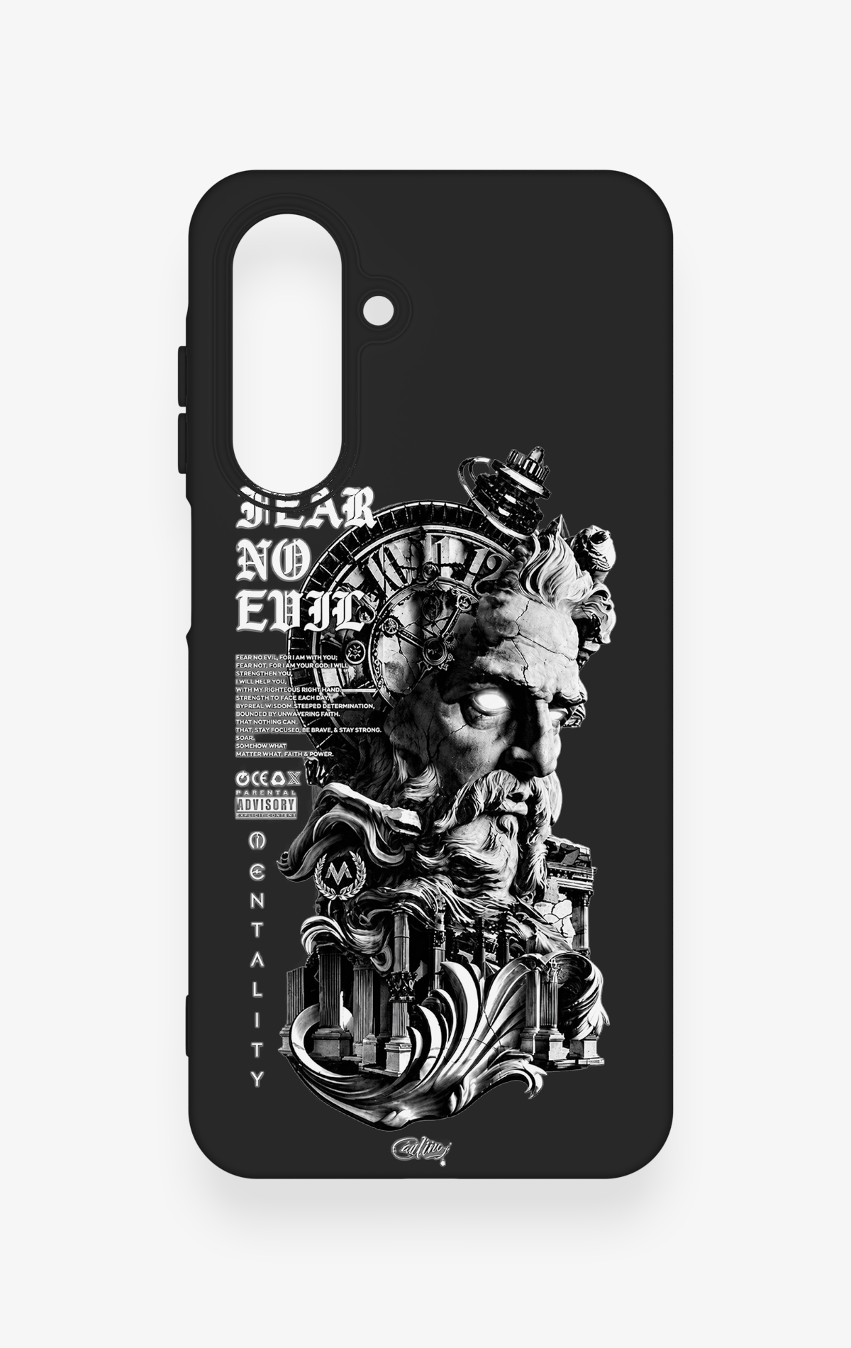 Samsung A26 Uyumlu Fear No Evil Desenli Silikon Kılıf