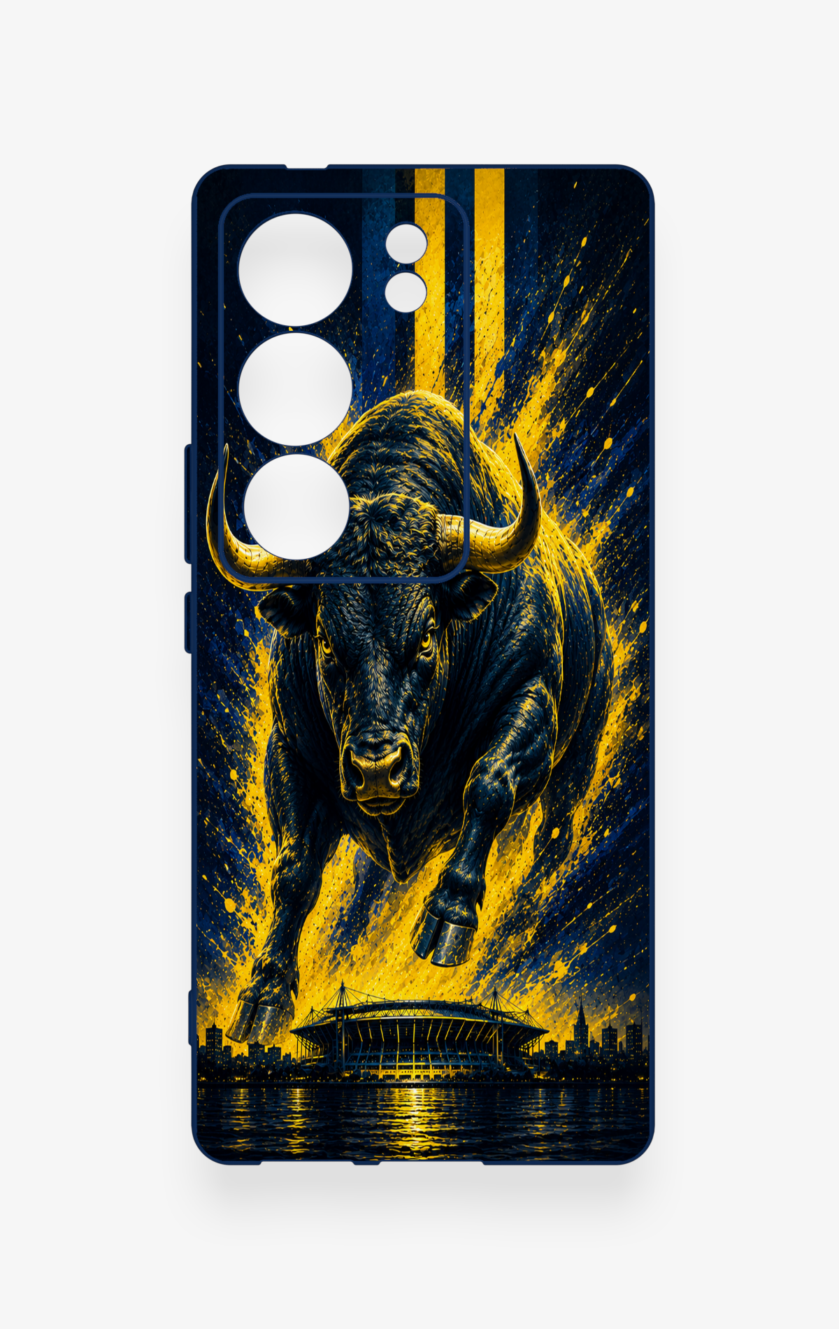 Vivo V29 Uyumlu Kadiköy Boğası Desenli Silikon Kılıf