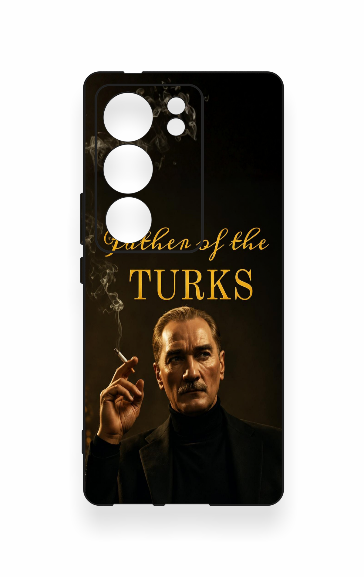 Vivo V29 Uyumlu Father Of The Turks Desenli Silikon Kılıf