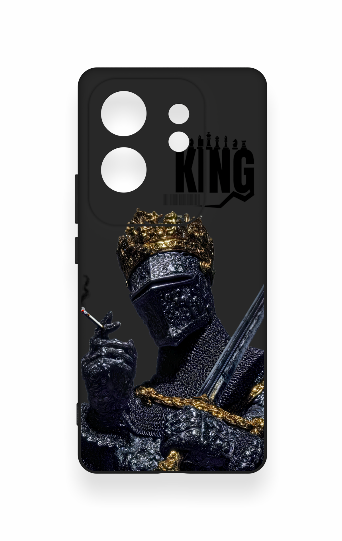 İnfinix Zero 30 Uyumlu King Desenli Silikon Kılıf
