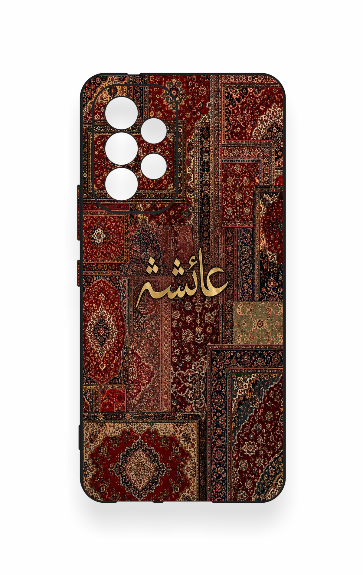 Samsung A53 Uyumlu Vintage Halı Desenli Silikon Kılıf