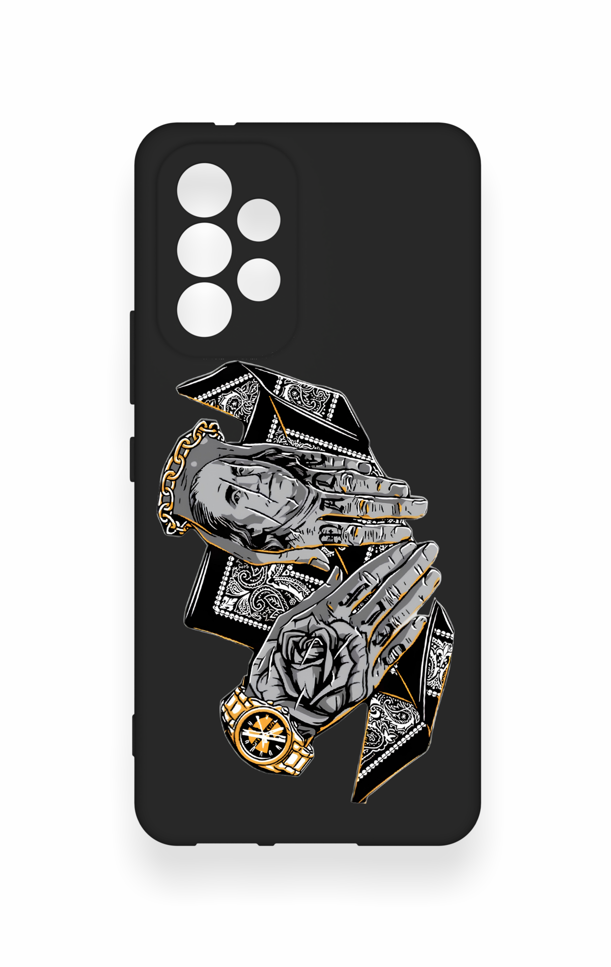 Samsung A53 Uyumlu Self Made Desenli Silikon Kılıf