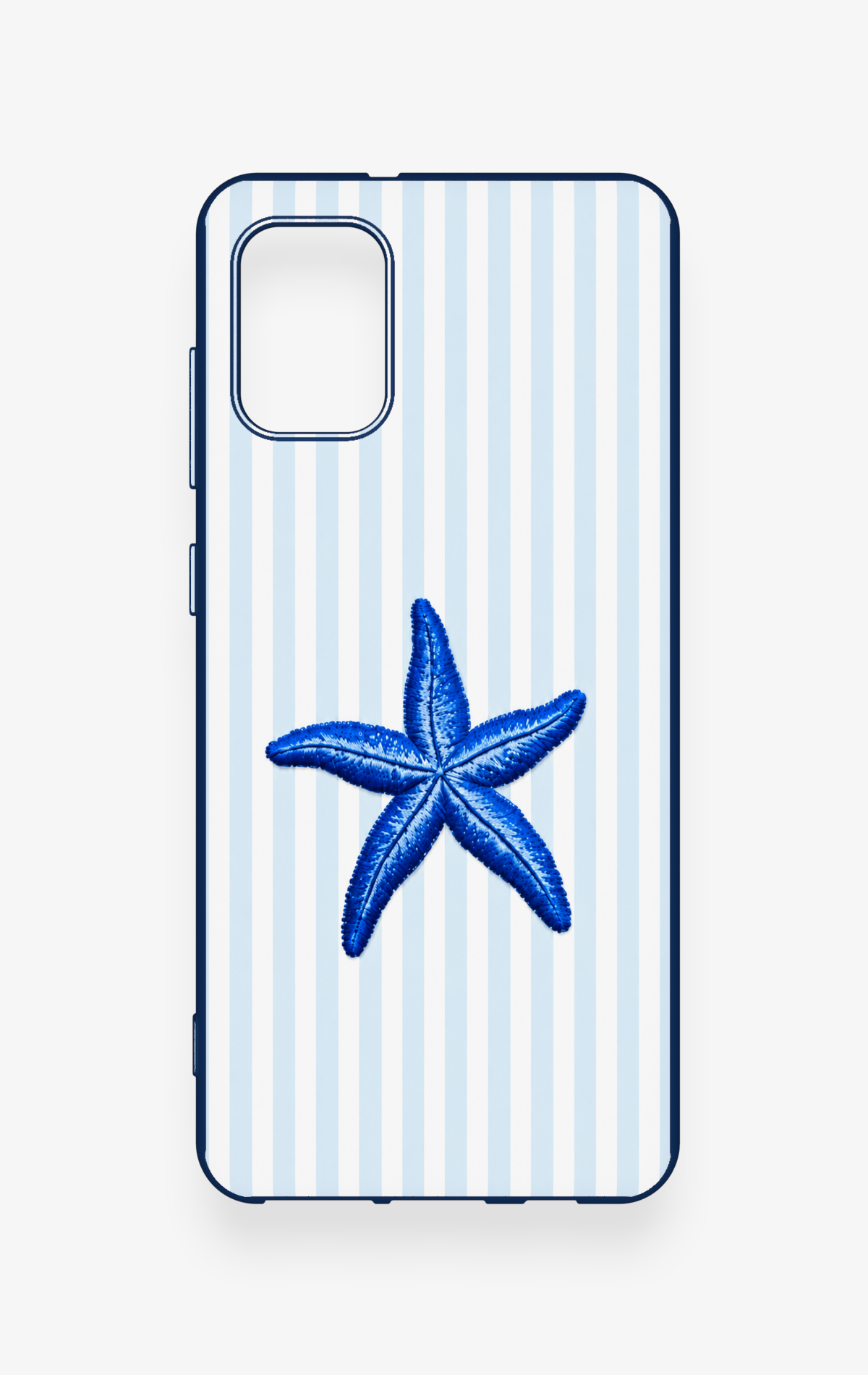 Samsung A31 Uyumlu Mavi Deniz Yıldızı Desenli Silikon Kılıf