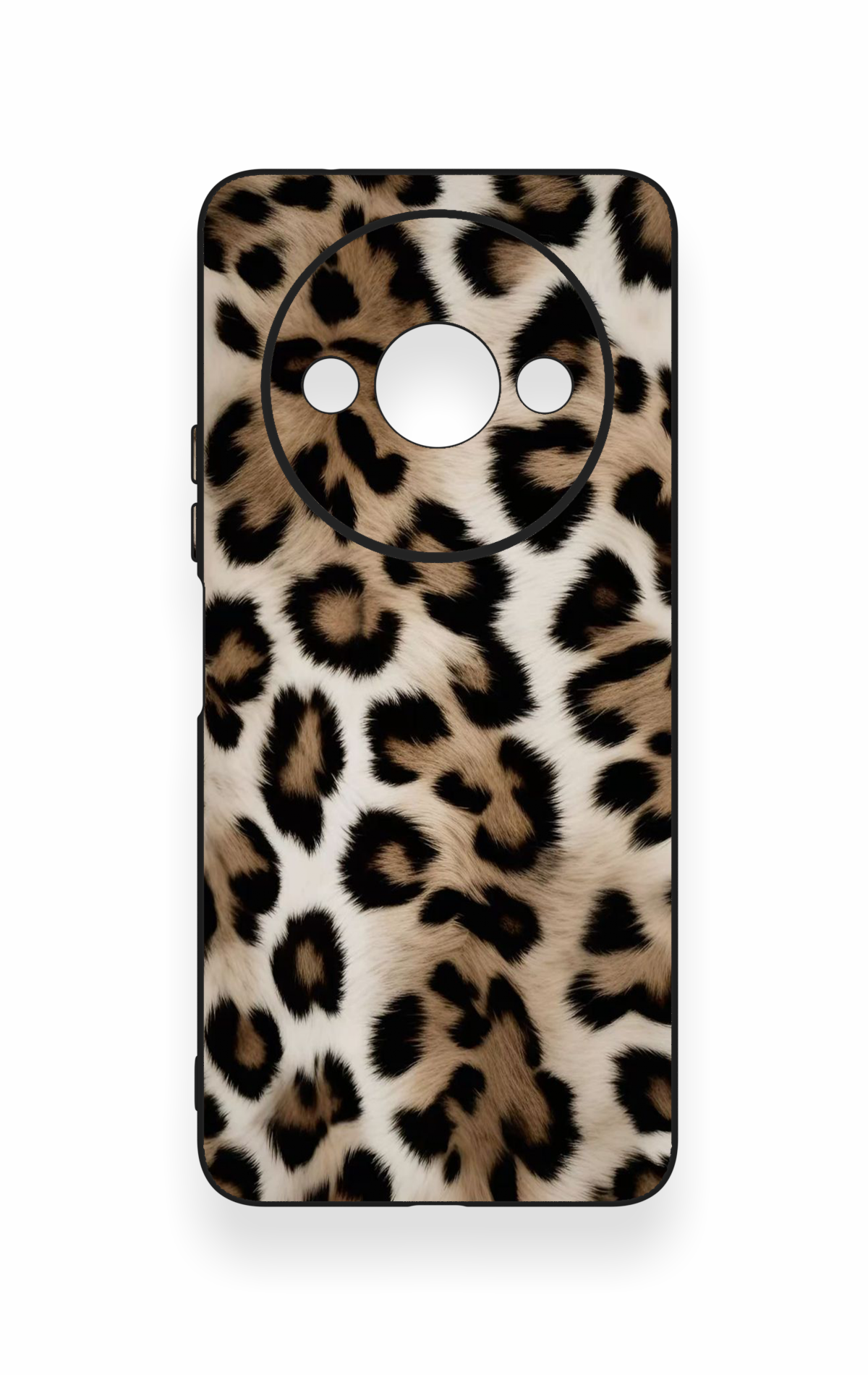 Redmi A3 Uyumlu Leopar Derisi Desenli Silikon Kılıf