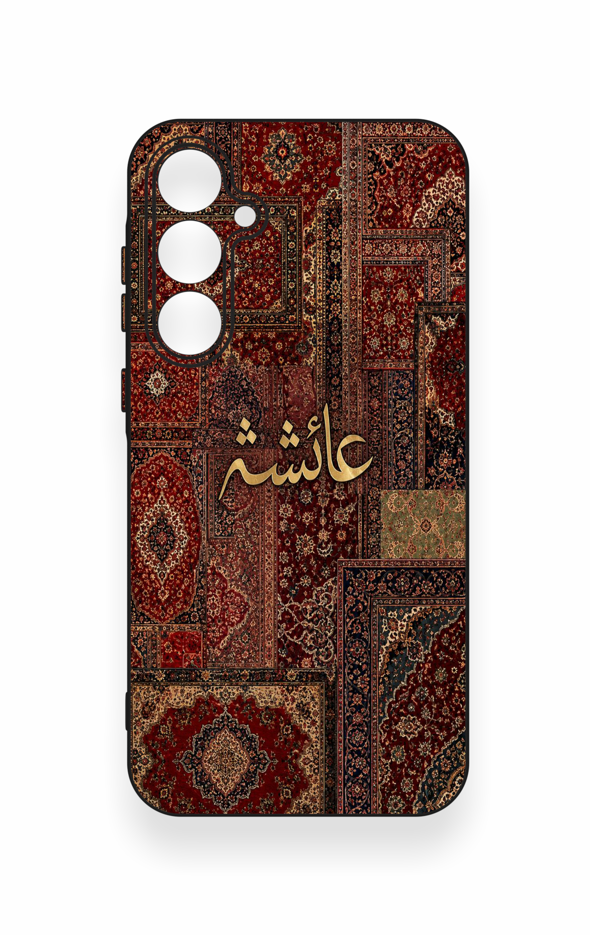 Samsung A35 Uyumlu Vintage Halı Desenli Silikon Kılıf