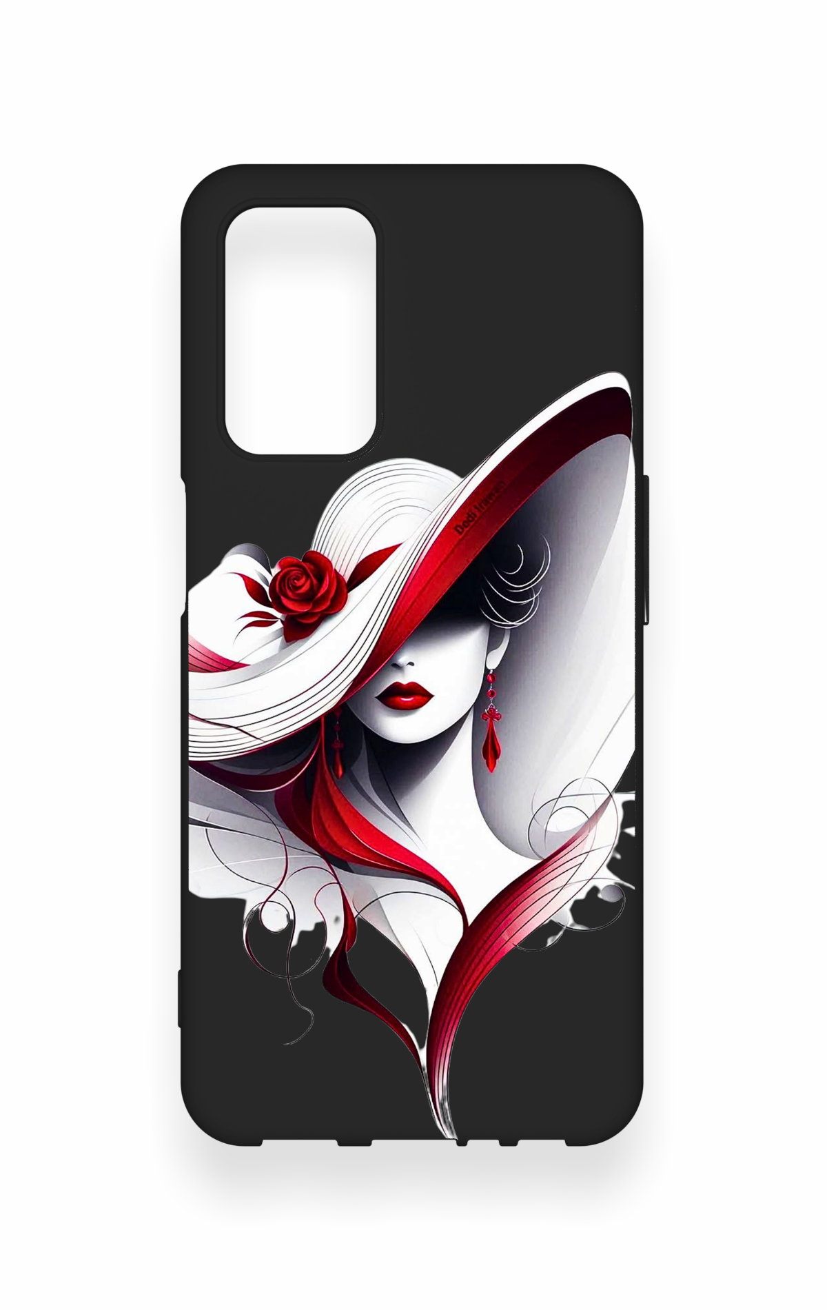 Oppo A55 Uyumlu Matmazel Desenli Silikon Kılıf