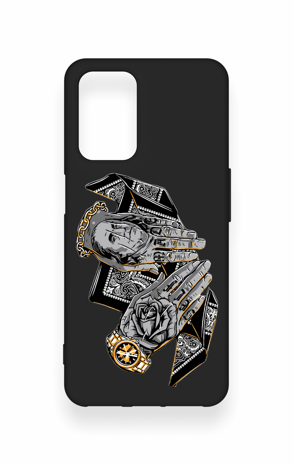 Oppo A54 Uyumlu Self Made Desenli Silikon Kılıf