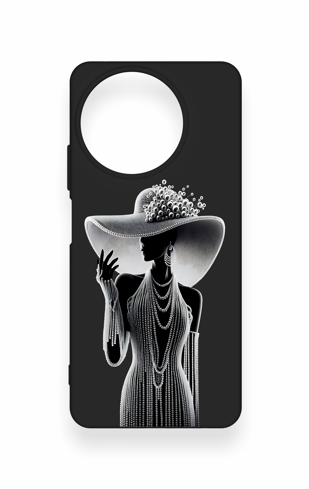 Realme 11 Uyumlu Lady Desenli Silikon Kılıf