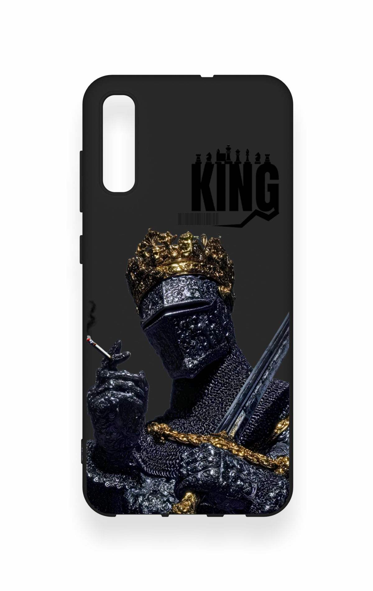 Samsung A70 Uyumlu King Desenli Silikon Kılıf