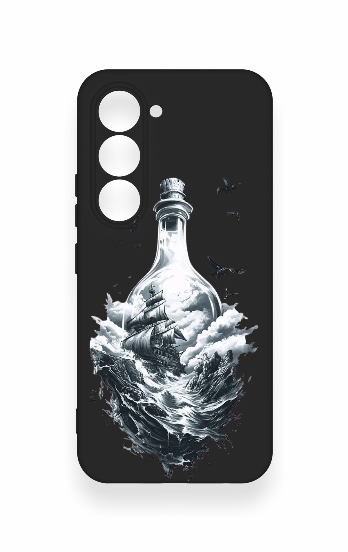 Tecno Spark 40 Pro Uyumlu Secret Sea Desenli Silikon Kılıf