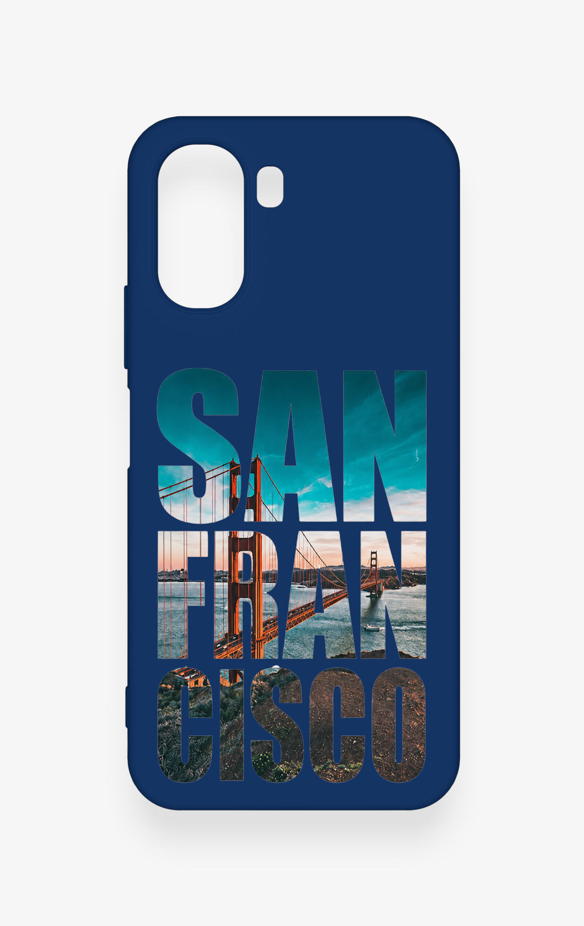 Oppo A6T Uyumlu San Francisco Desenli Silikon Kılıf