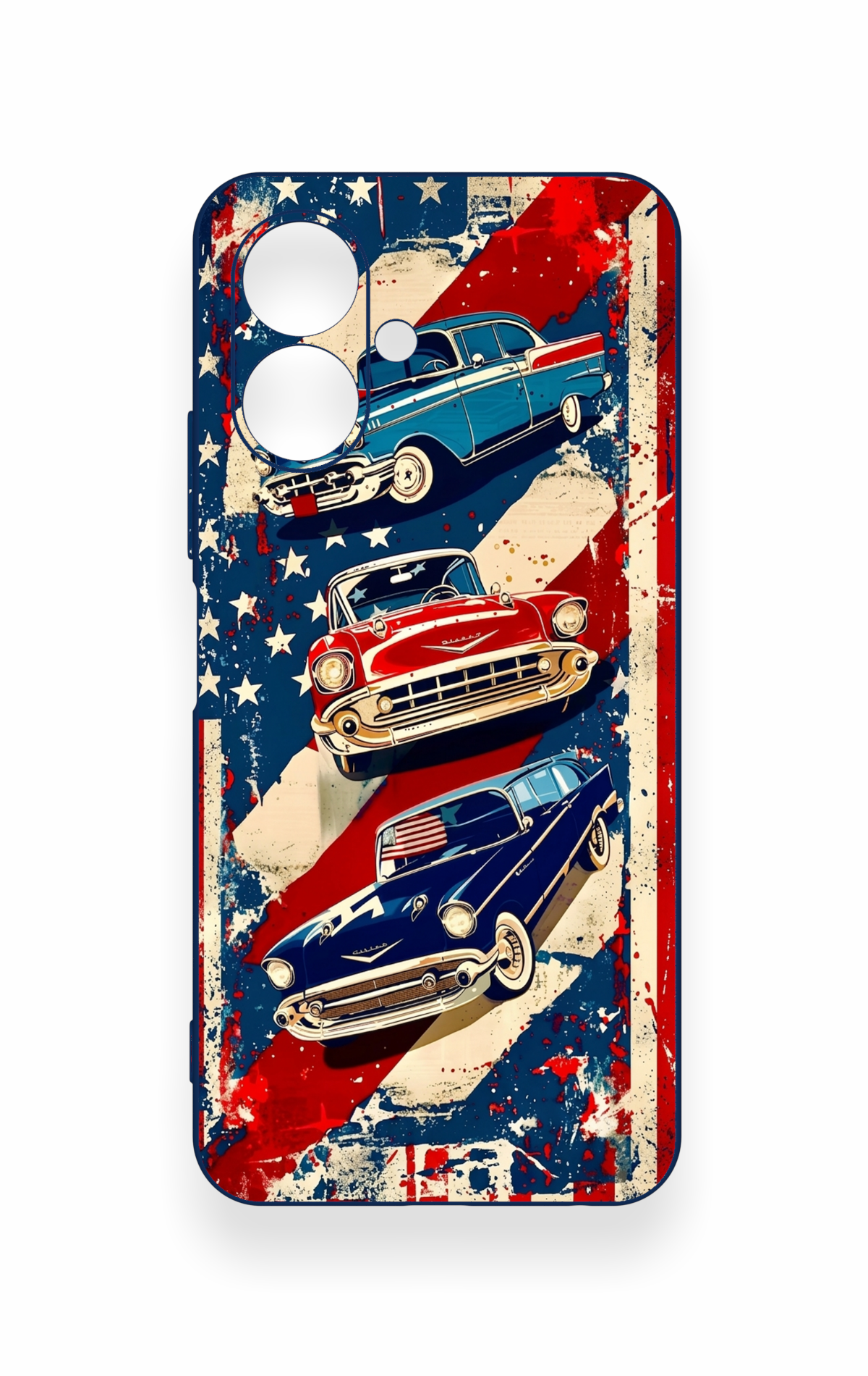 Tecno Spark Go 2 Uyumlu Amerikan Chevrolet Desenli Silikon Kılıf