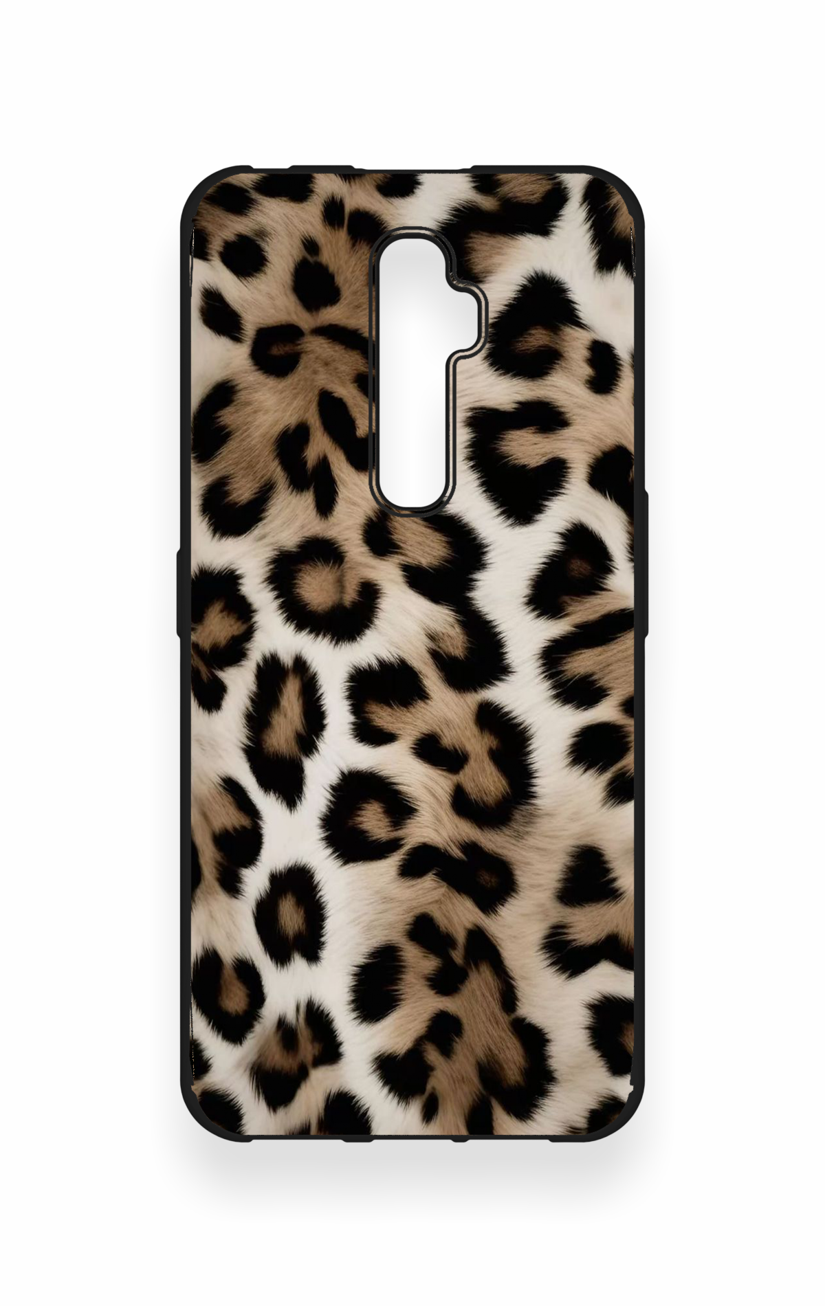 Oppo Reno 2Z Uyumlu Leopar Derisi Desenli Silikon Kılıf