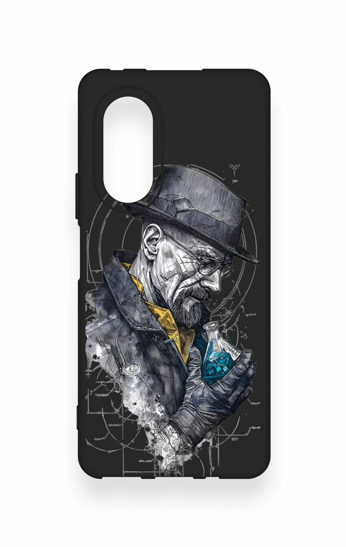 Huawei Nova 9Se Uyumlu Walter White Desenli Silikon Kılıf