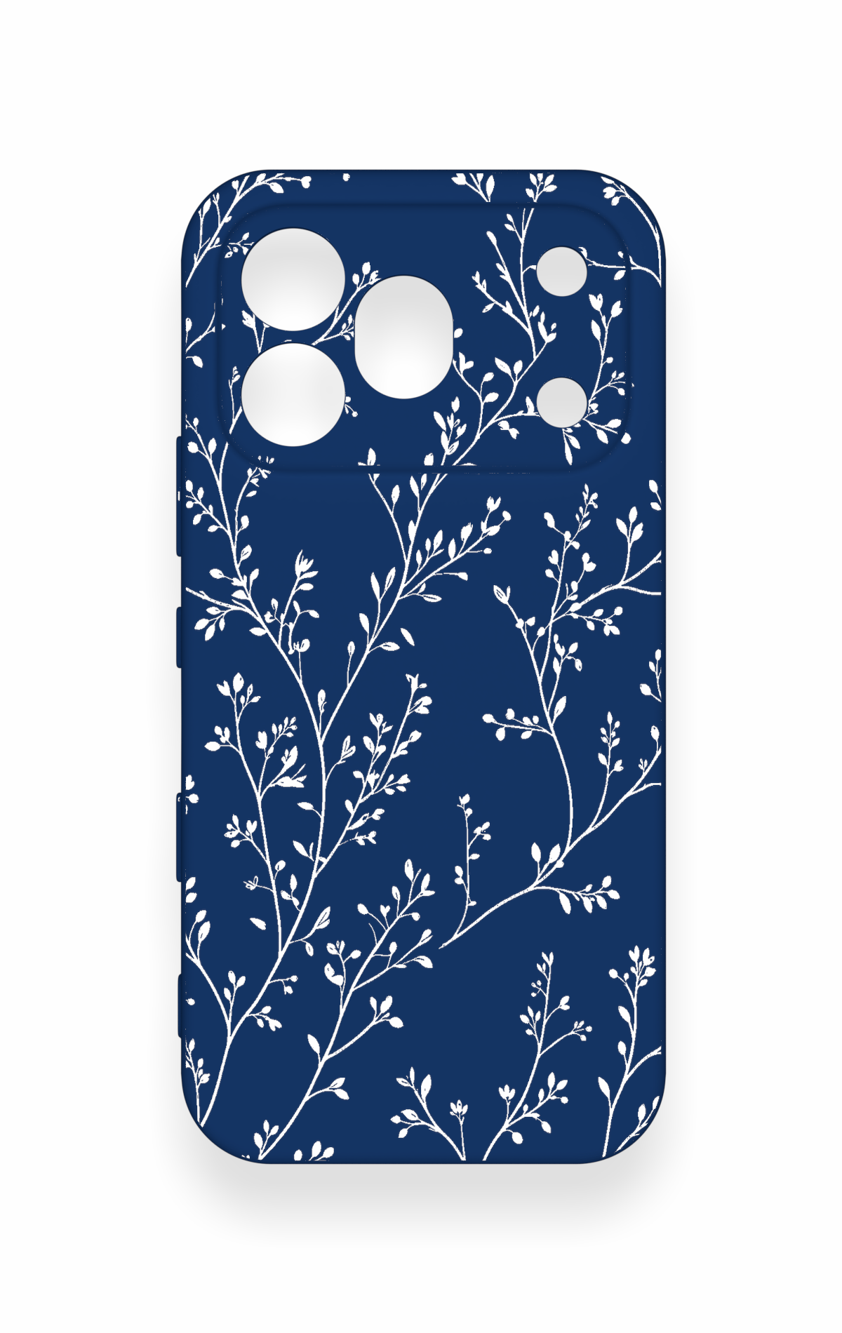 Honor 600 Pro Uyumlu İnce Yaprak Dalı Desenli Silikon Kılıf