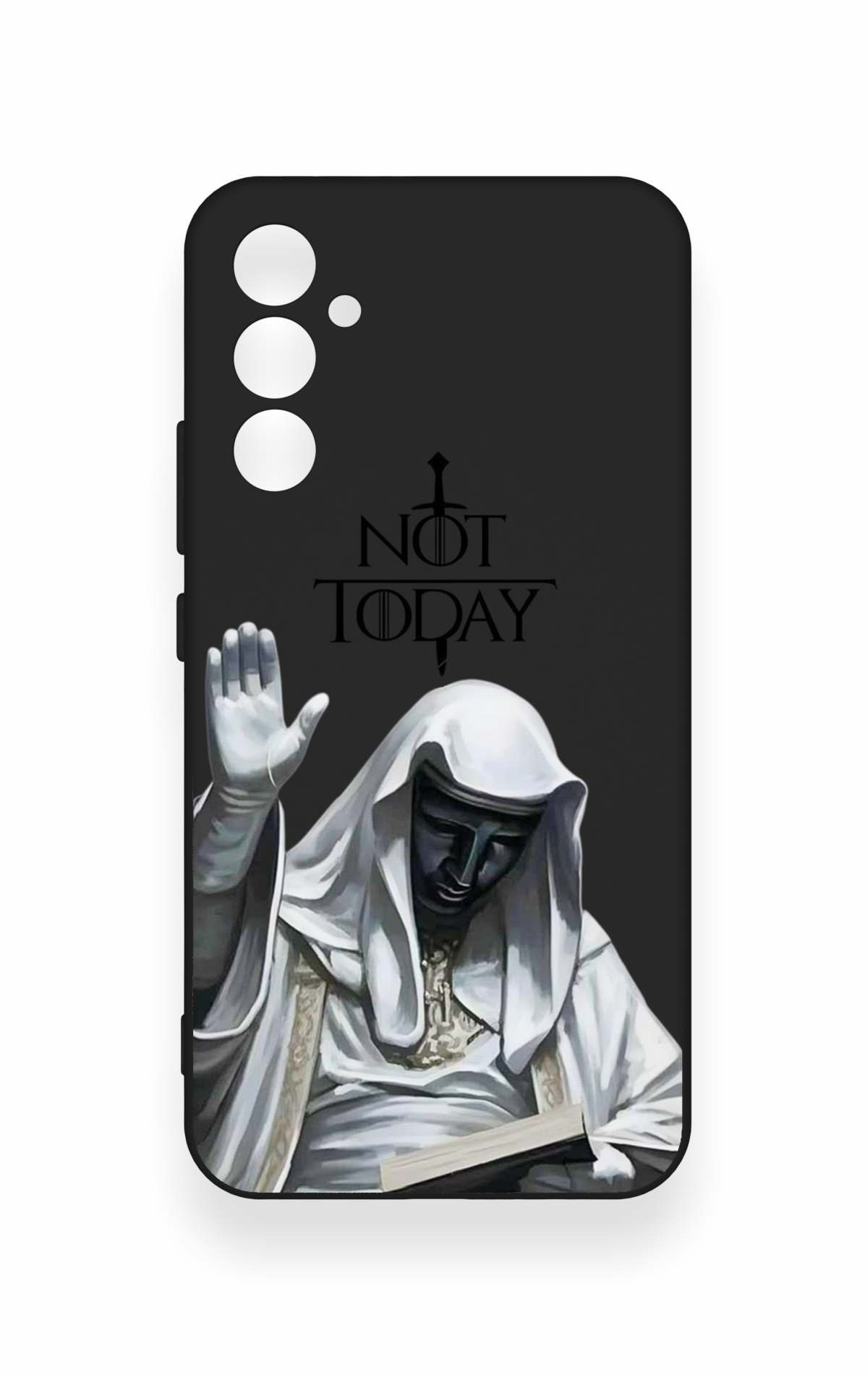 Samsung A34 Uyumlu Not Today Desenli Silikon Kılıf