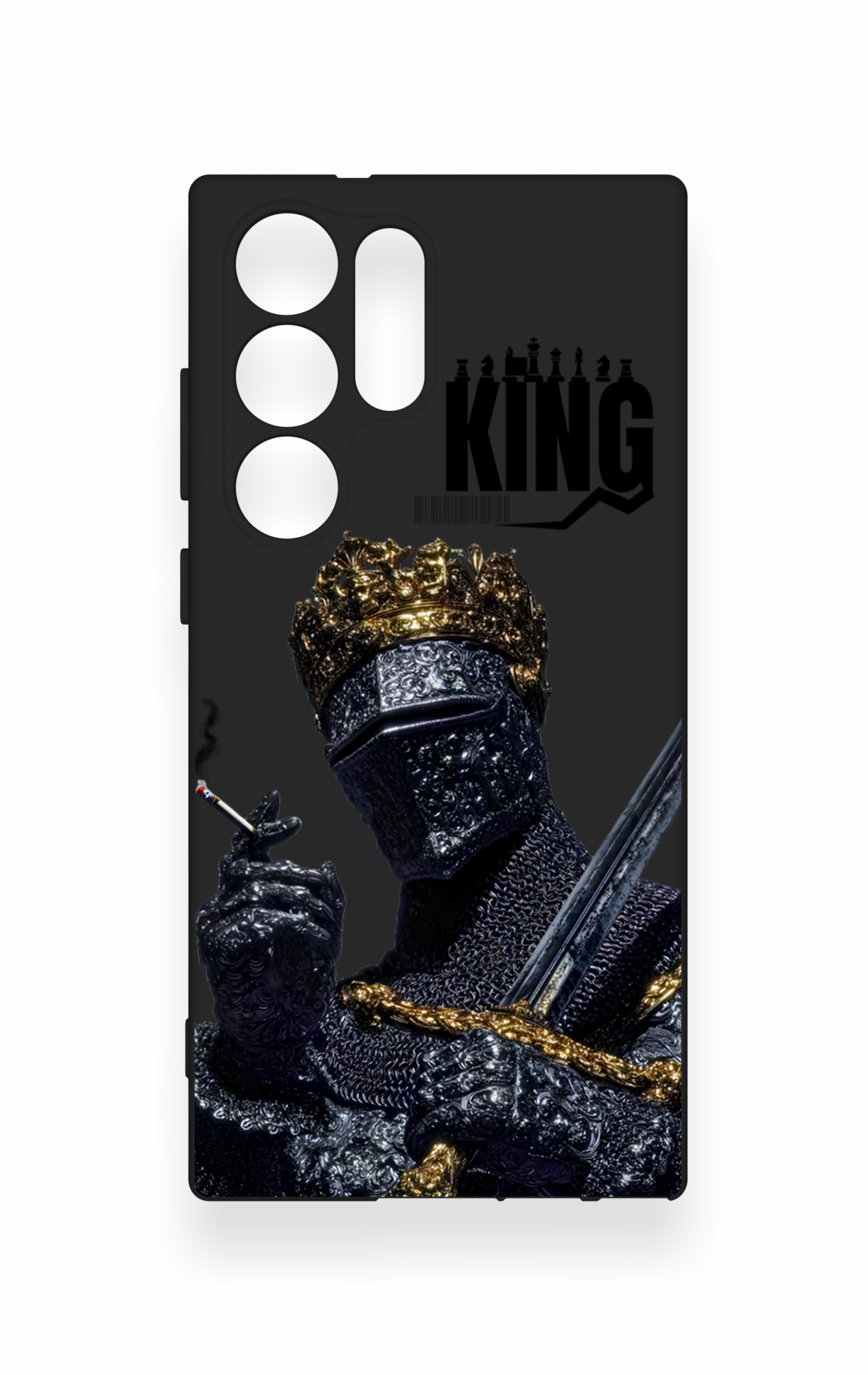 Samsung S23 Ultra Uyumlu King Desenli Silikon Kılıf