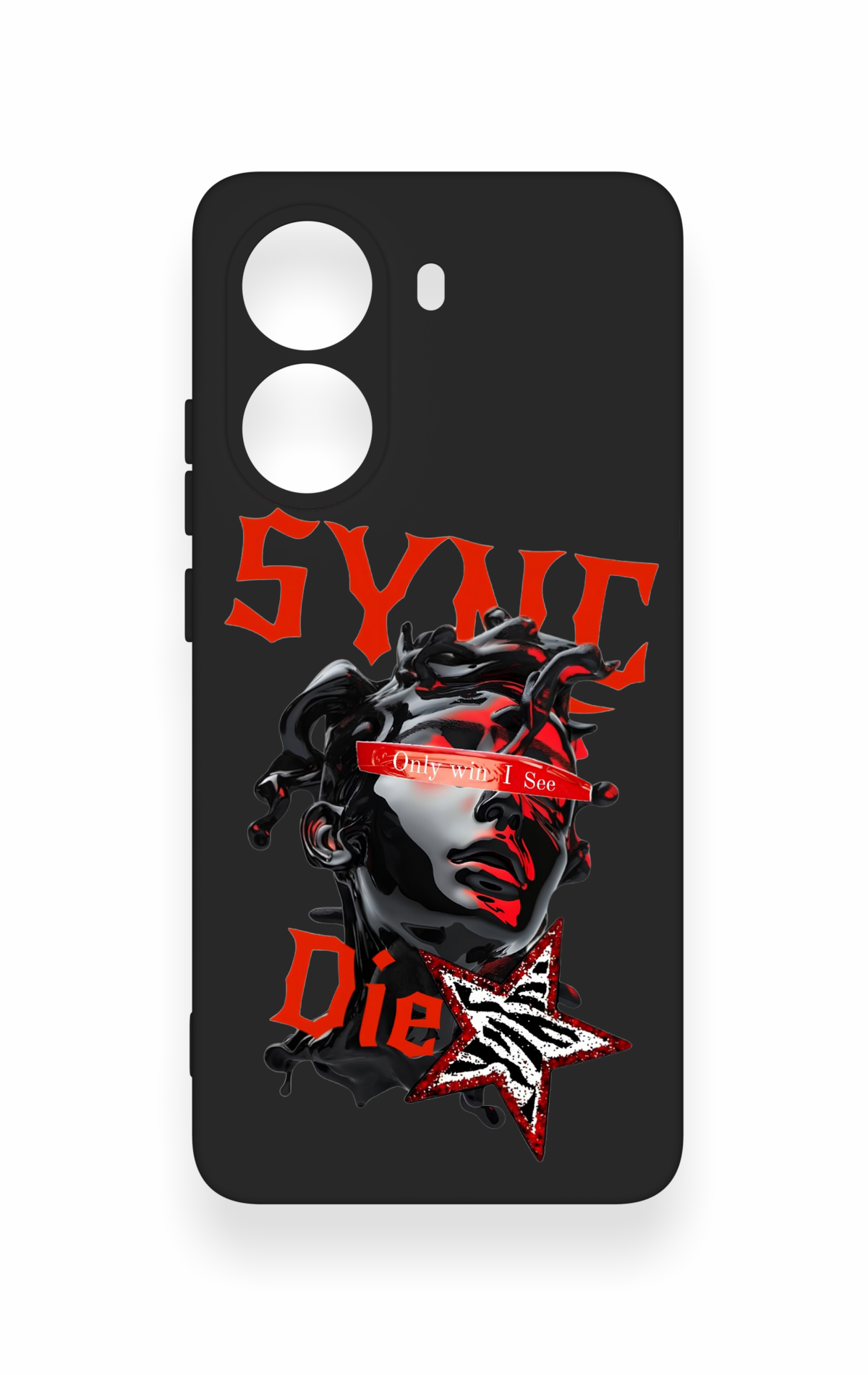 Poco X7 Pro Uyumlu Sync Die Desenli Silikon Kılıf