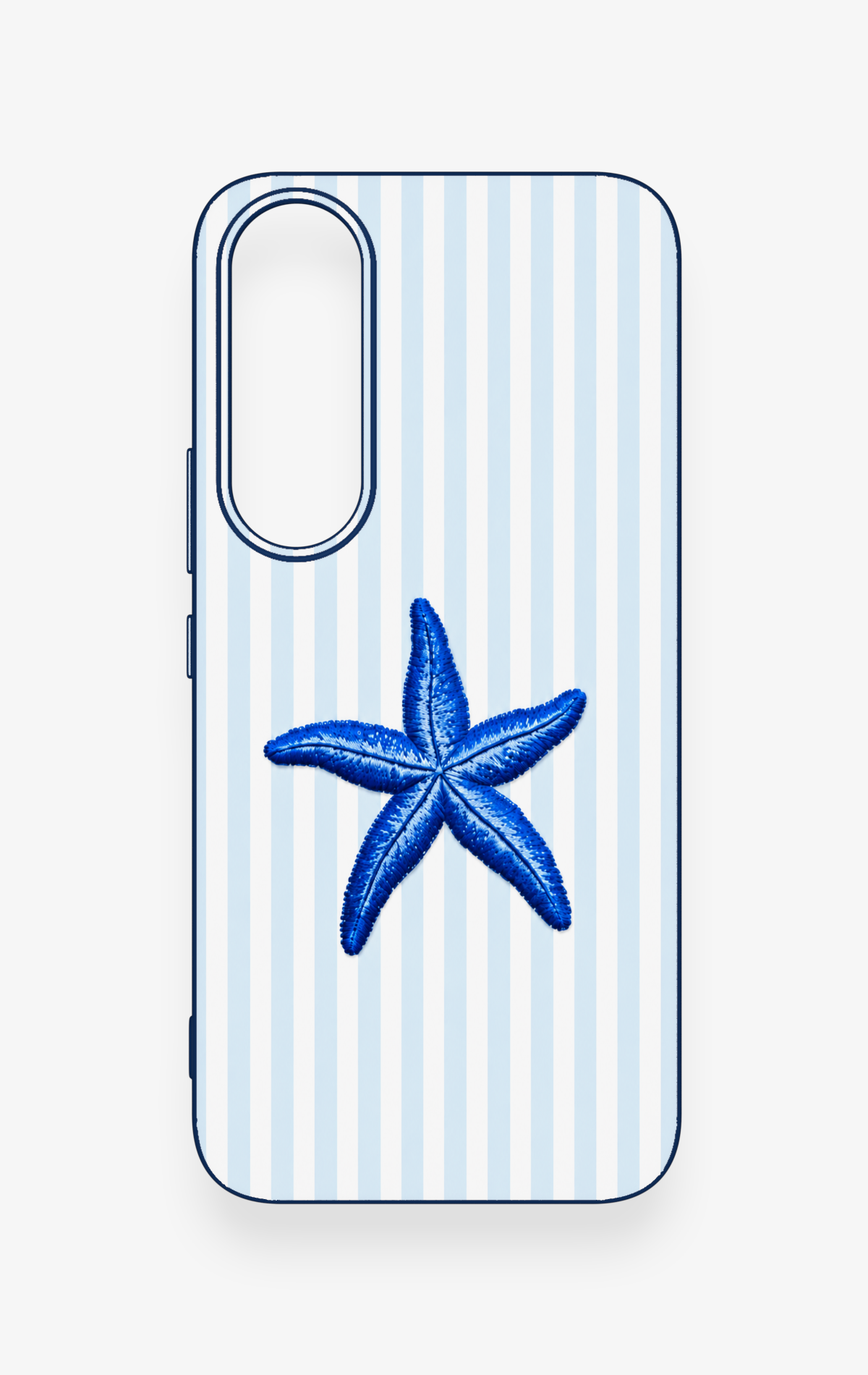 Vivo V70 FE 5G Uyumlu Mavi Deniz Yıldızı Desenli Silikon Kılıf