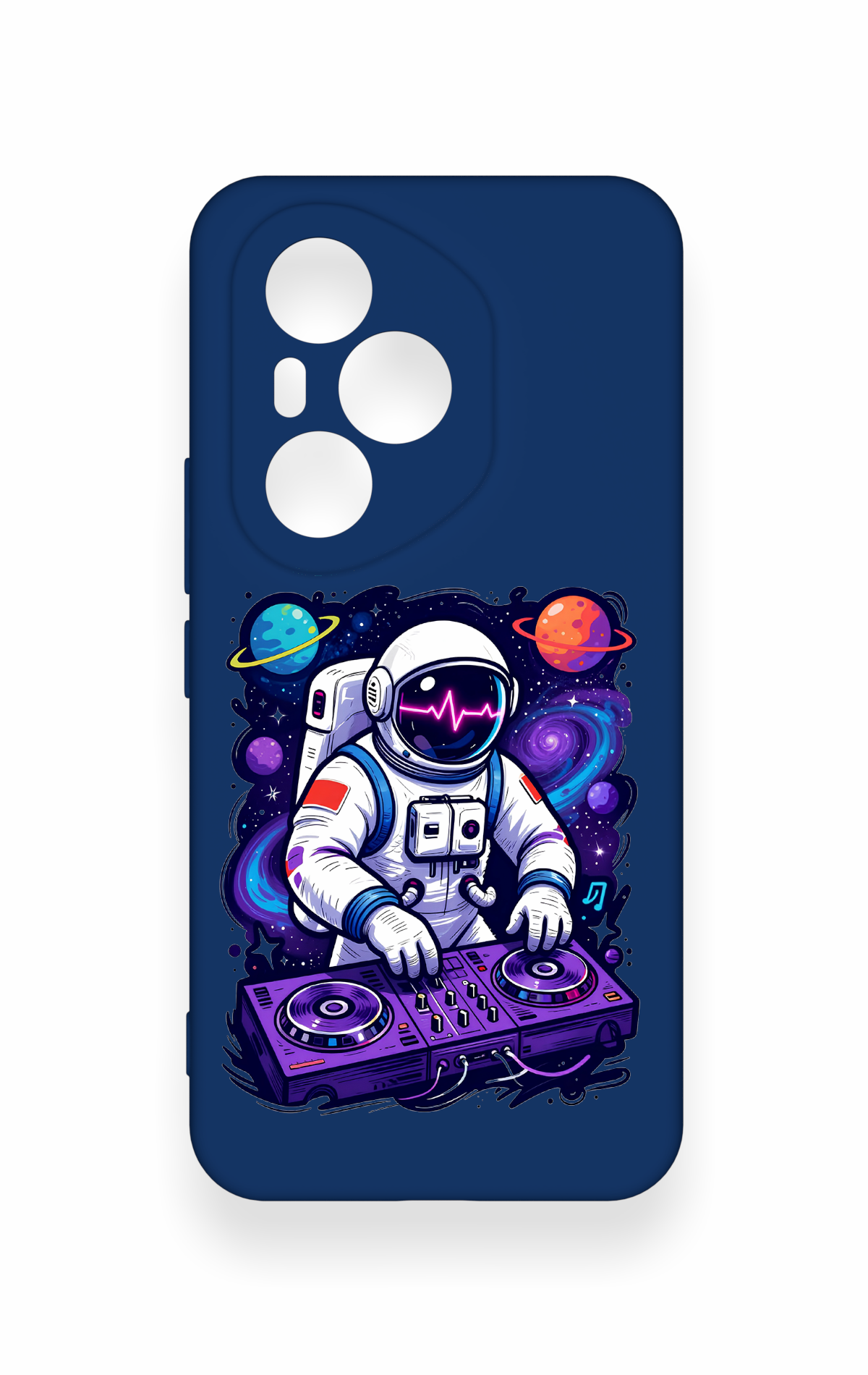 Honor 400 Pro Uyumlu Astronot DJ Desenli Silikon Kılıf