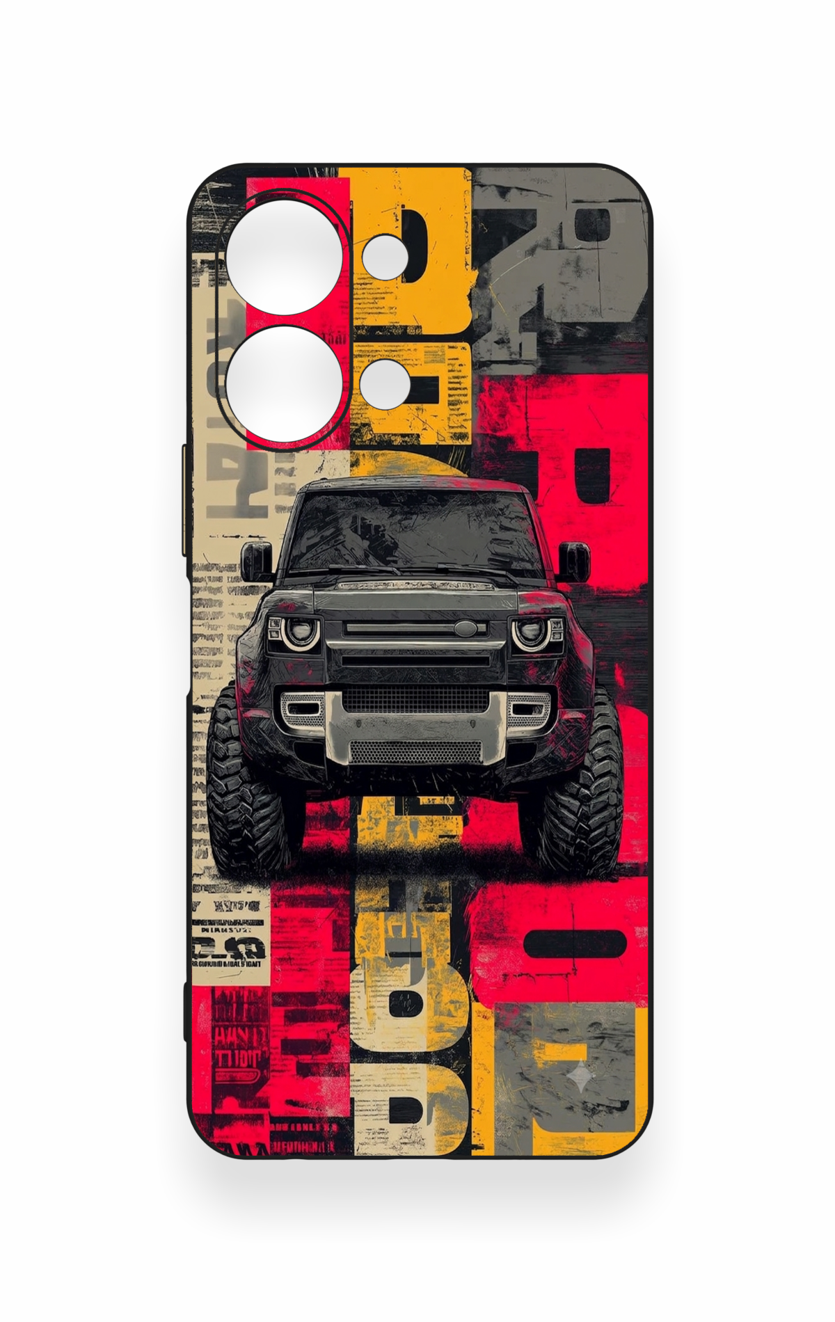 Vivo Y05 4G Uyumlu Defender Truck Desenli Silikon Kılıf